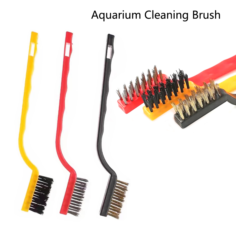 Aquarium Fish Maintenance - 철사 브러시 수족관 조류 청소 브러시,