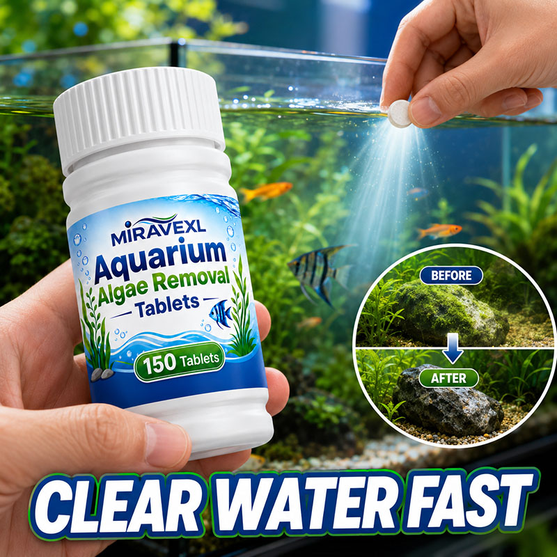 Aquarium Fish Maintenance - 미라베엑스엘 150 수족관 조류 제거 정제,