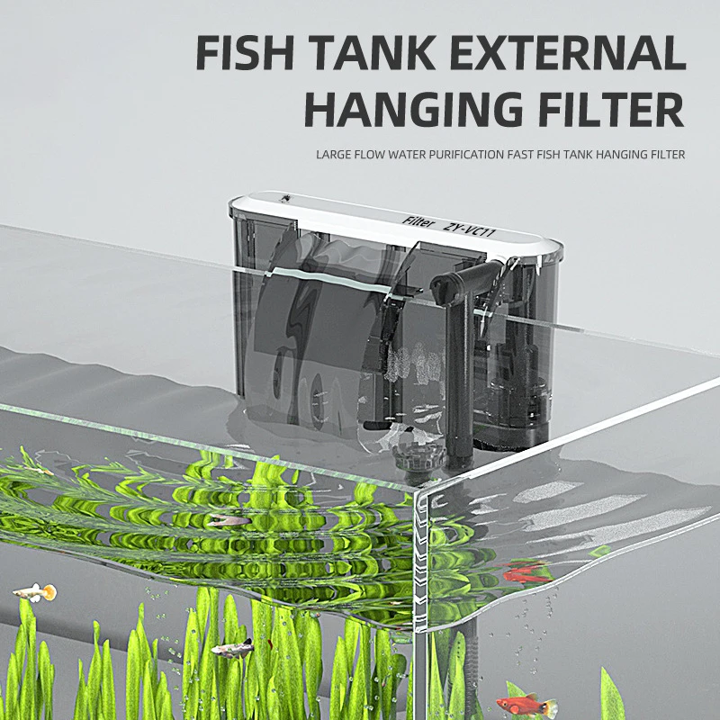 Aquarium Fish Background - 110V 220V 수족관 필터 벽걸이 형