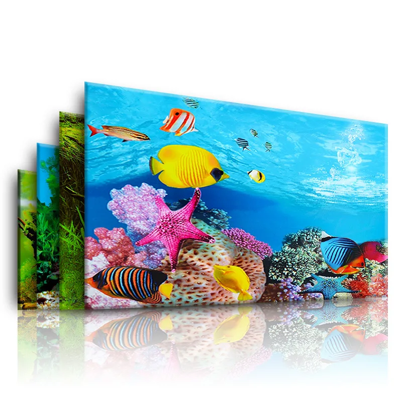 수족관을위한 배경 3d 스티커 포스터 물고기 탱크 수족 - Aquarium Fish Background 리뷰 및 가격