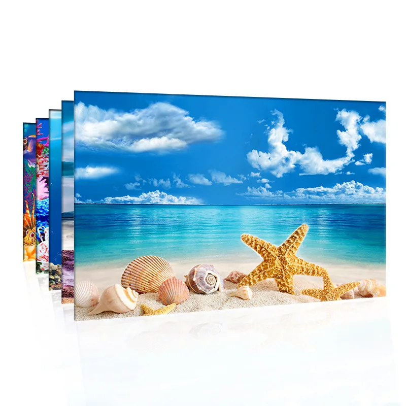 수족관을위한 배경 3d 스티커 포스터 물고기 탱크 수족 - Aquarium Fish Background 리뷰 및 가격