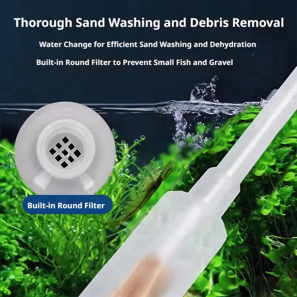수동식 어항 사이펀 물갈이 키트, 자갈 청소기, 모래  - Aquarium Fish Maintenance 리뷰 및 가격