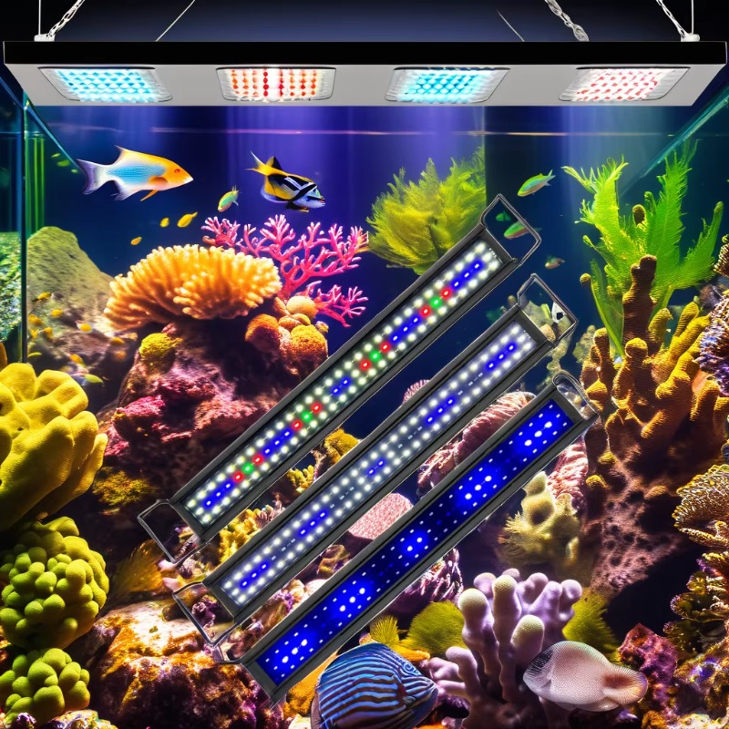 172145 RGB 30W LED 수족관 조명 플라스틱 - Aquarium Fish Rate 리뷰 및 가격