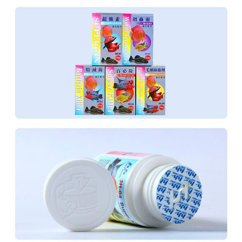 디스커스, 시클리드, 플라워혼 등에 대한 내외부 기생충 - Aquarium Fish Cichlid 리뷰 및 가격