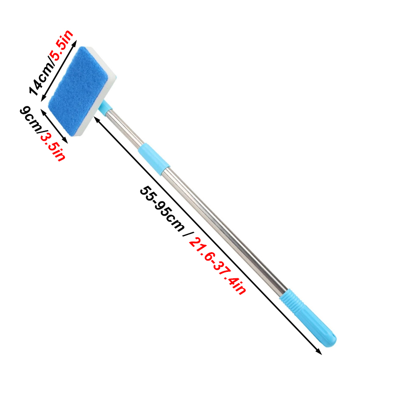 55-95cm 텔레스코픽 핸들 180 °   클리너 스 - Aquarium Fish Maintenance 리뷰 및 가격