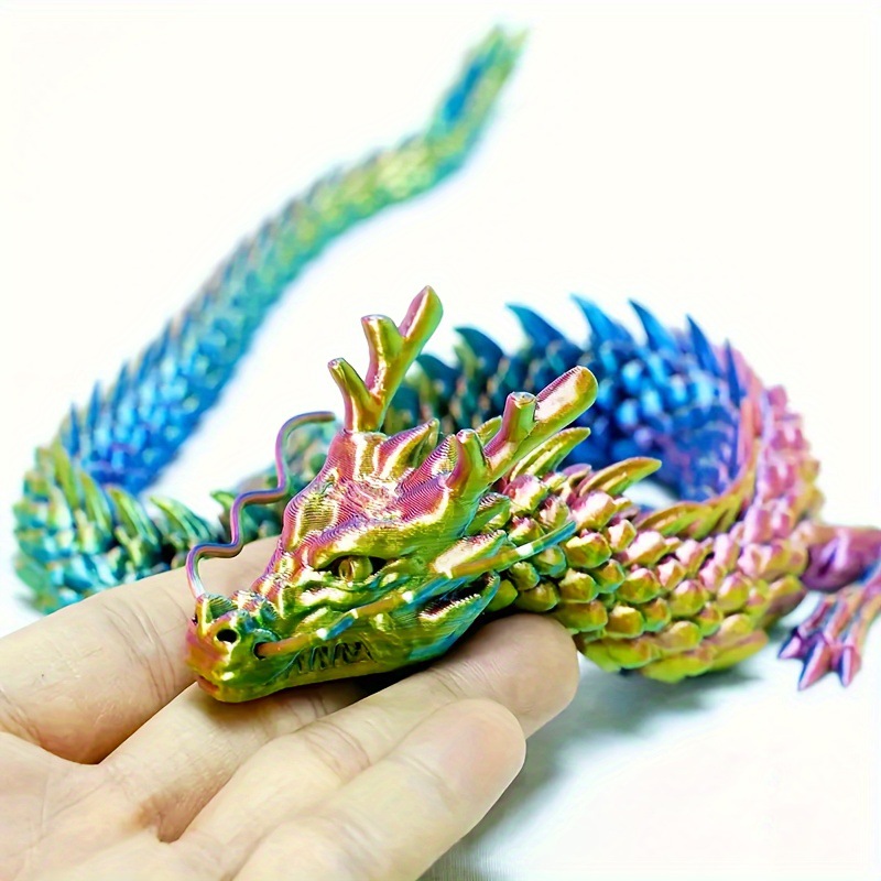 3D 인쇄 결합된 용 장식품, 움직일 수 있는 만화,  - Aquarium Fish Only 리뷰 및 가격