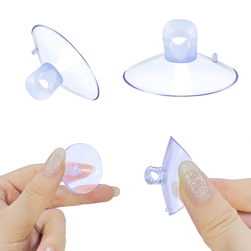 버섯 머리 빨판 PVC 투명 유리 빨판, 구멍 뚫린 투 - Aquarium Fish Types 리뷰 및 가격