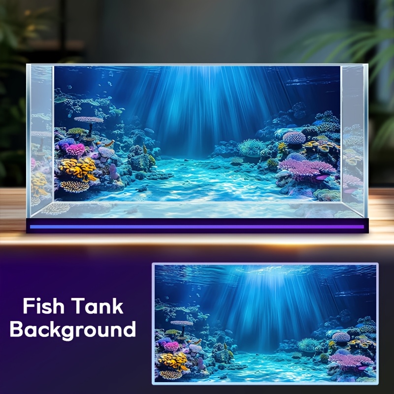 수족관 배경화면 물고기 탱크 스티커, 해수/담수 수족관 - Aquarium Fish Background 리뷰 및 가격